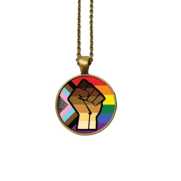 Resist Fist Peaceful Protest Necklace - Picture 5 of 6